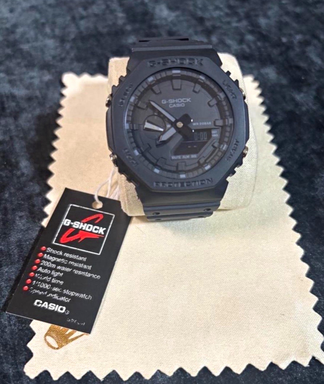 Casio G-SHOCK GA-2100 Black Analog-Digital Quartz Resin Watch 200m