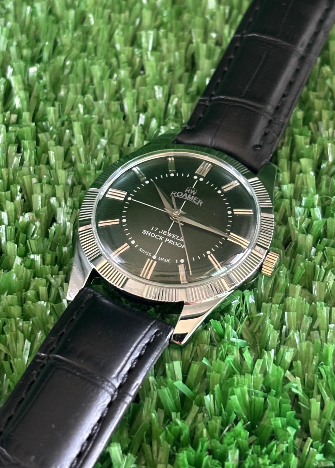 Rare Vintage Roamer ST96 Mechanical Men’s Wrist Watch – Mint