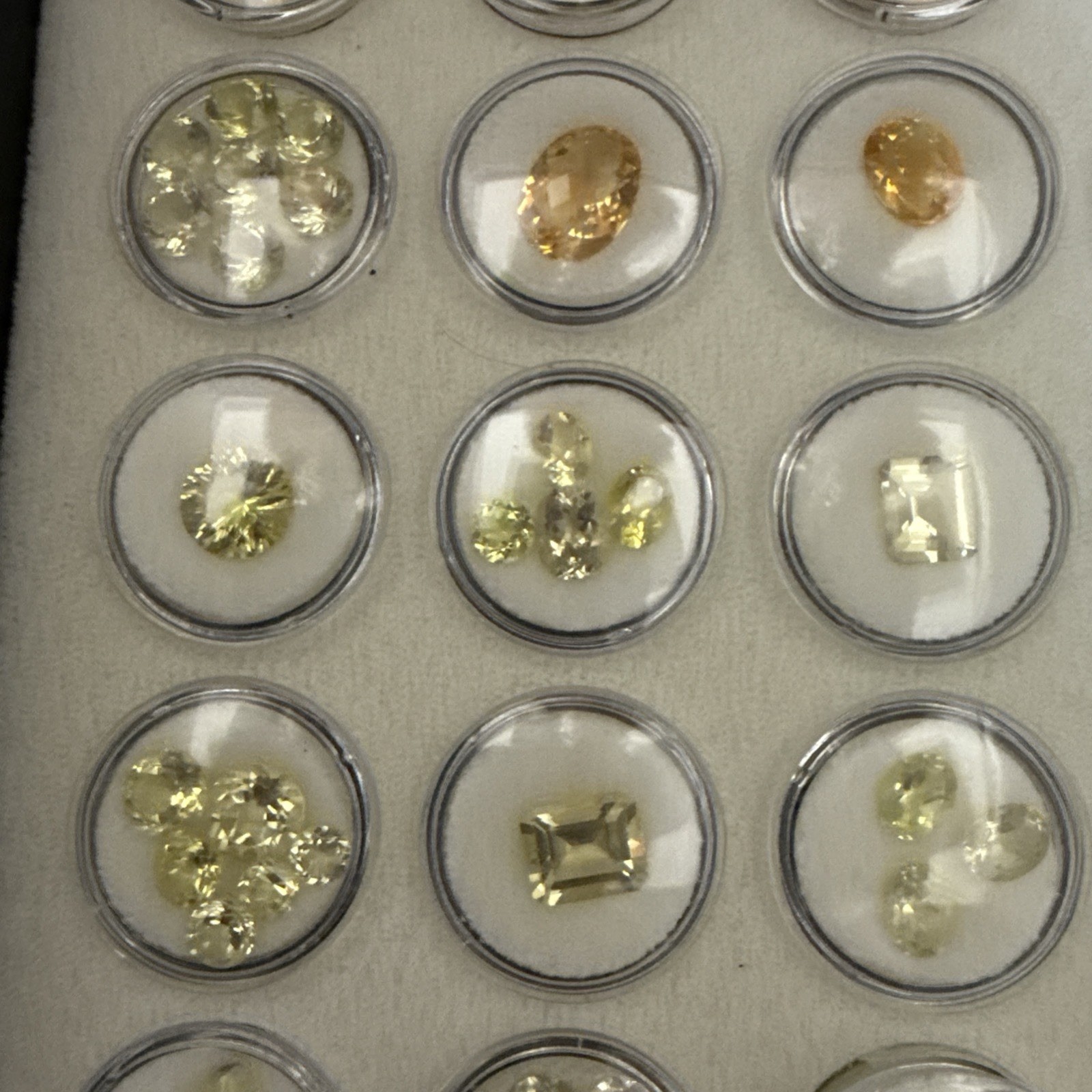 Natural Mixed Cut gems as-is seen in photo: Citrine + more, 100’s of carats. USA