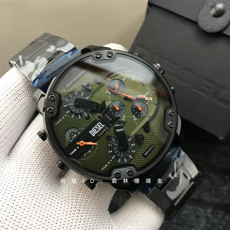 Brand new genuine DZ7477 men’s MR. DADDY 2.0 chronograph watch with metal strap