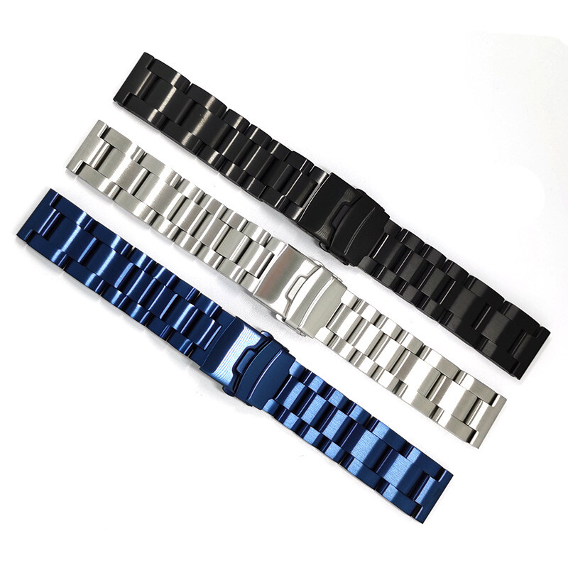 5.7mm Thick Solid Heavy Stainless Steel Watch Strap Band Bracelet 22 24 26mm new