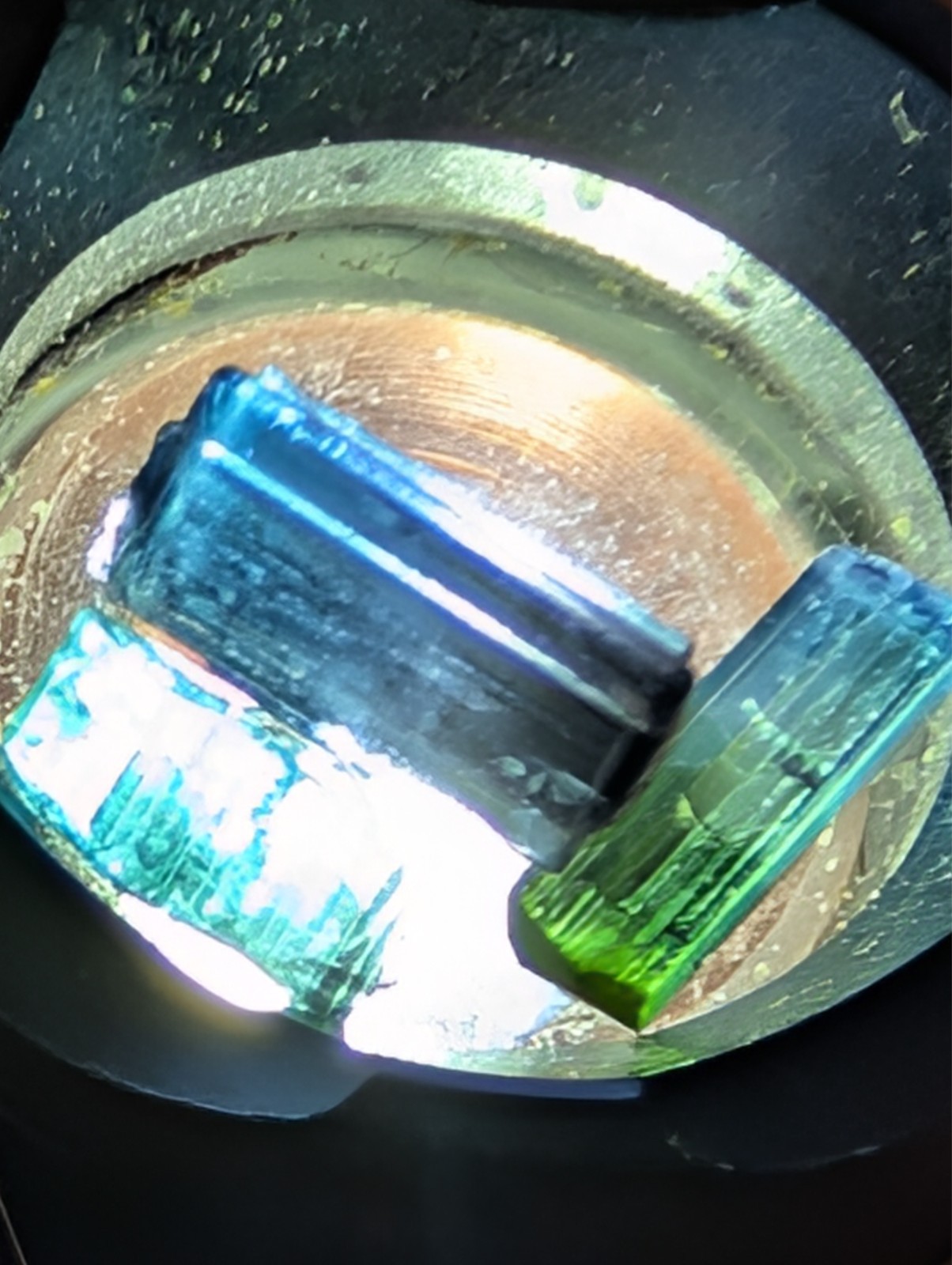 USA seller 9.24 ct VVS closed C tourmaline facet rough gemstone specimen
