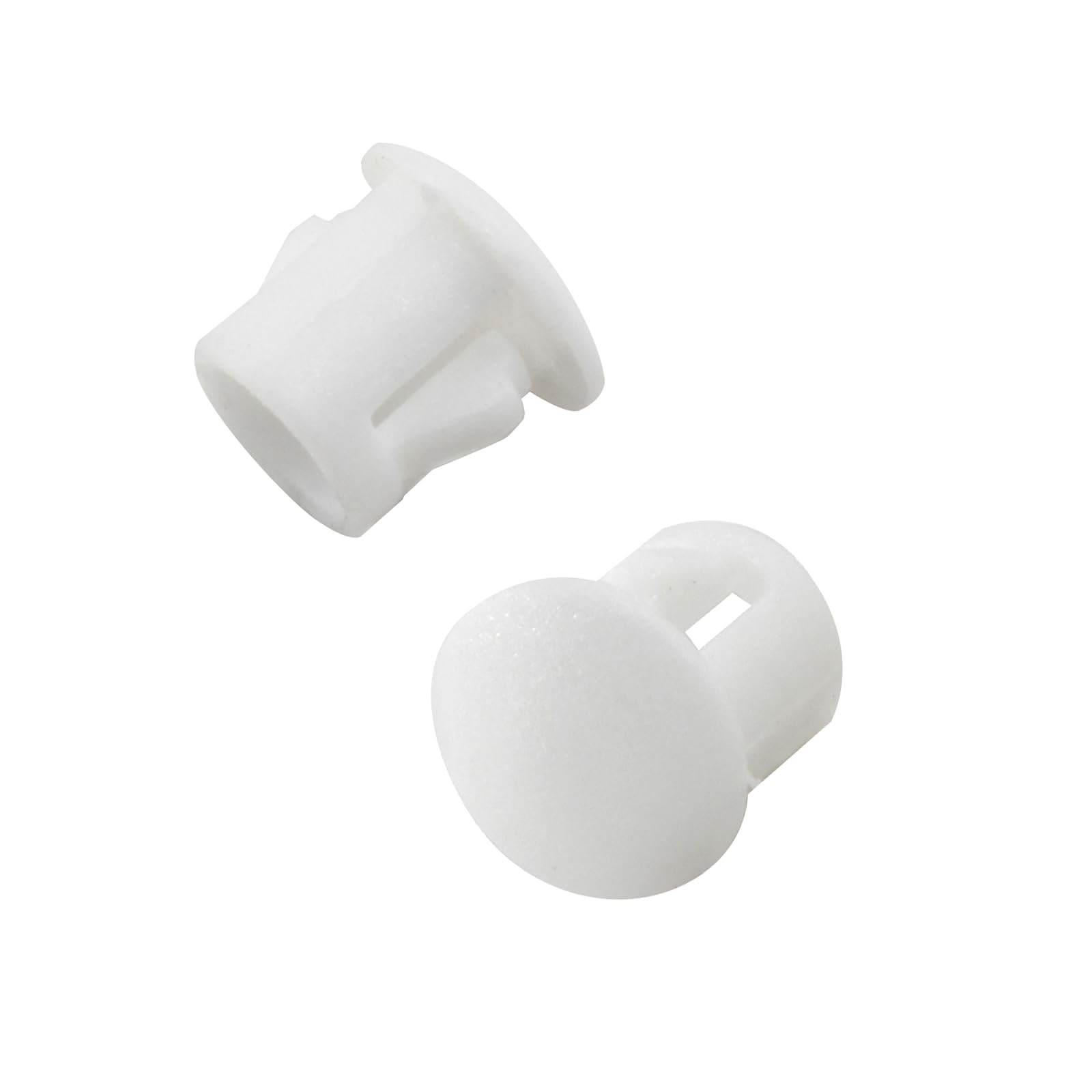 Murtenze 60 Pcs 6mm (1/4″) White Hole Plugs, Plastic Flush Type Panel Plugs Fast