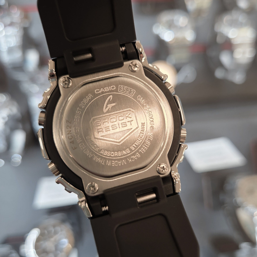 Casio G-Shock GM-S5600U-1DR Metal Compact Square Slim Digital Sport Watch