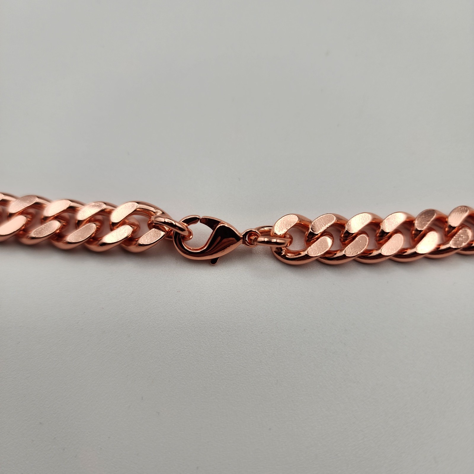 Pure Copper Cuban Chain Necklace – 9 mm Heavy Cuban Link Chain 22″-24″