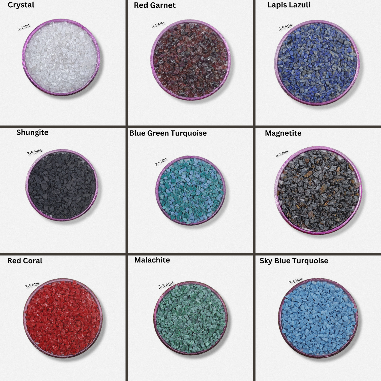 70+ Crushed Gemstone Coarse 3-5 MM Stone Coarse Crushed Stone Healing Powder