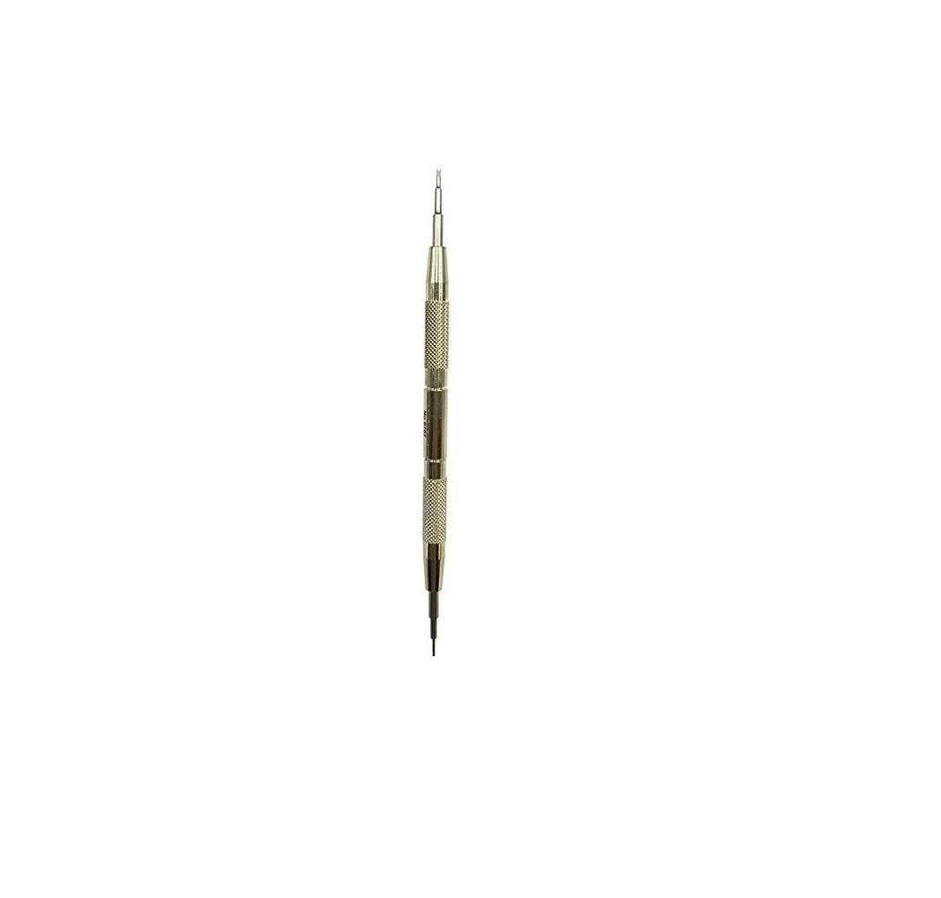 Watch Spring Bar Tool – Long Stainless Steel Handle, Replaceable Screw, Unisex A