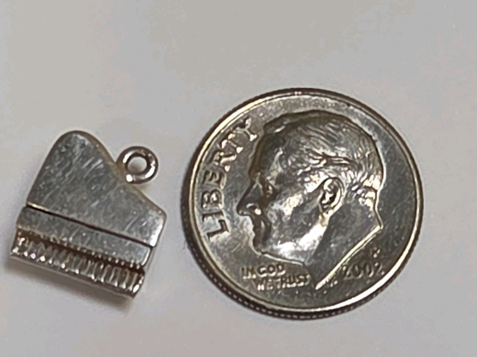 Sterling Silver ~ Grand Piano Charm ~ OPENS ~ by Rembrandt ~ VINTAGE
