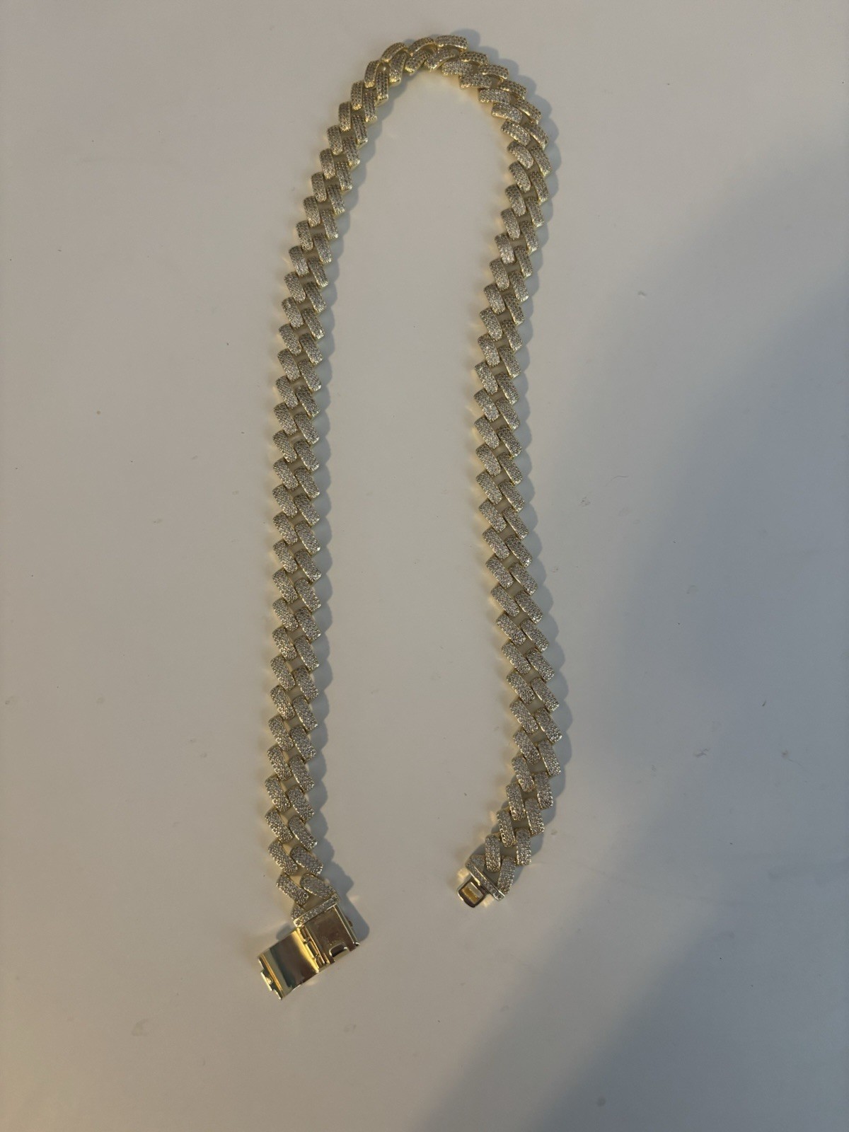 18k gold filled Cuban link chain