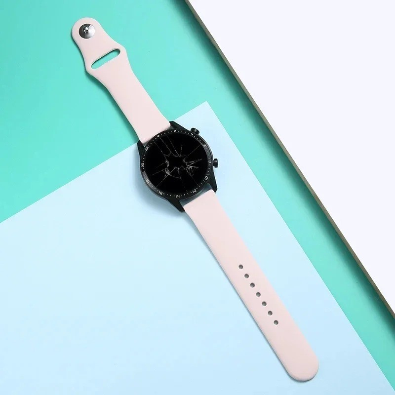20mm 22mm Silicone Watch Band for Amazfit GTR GTS Bip Sport Strap