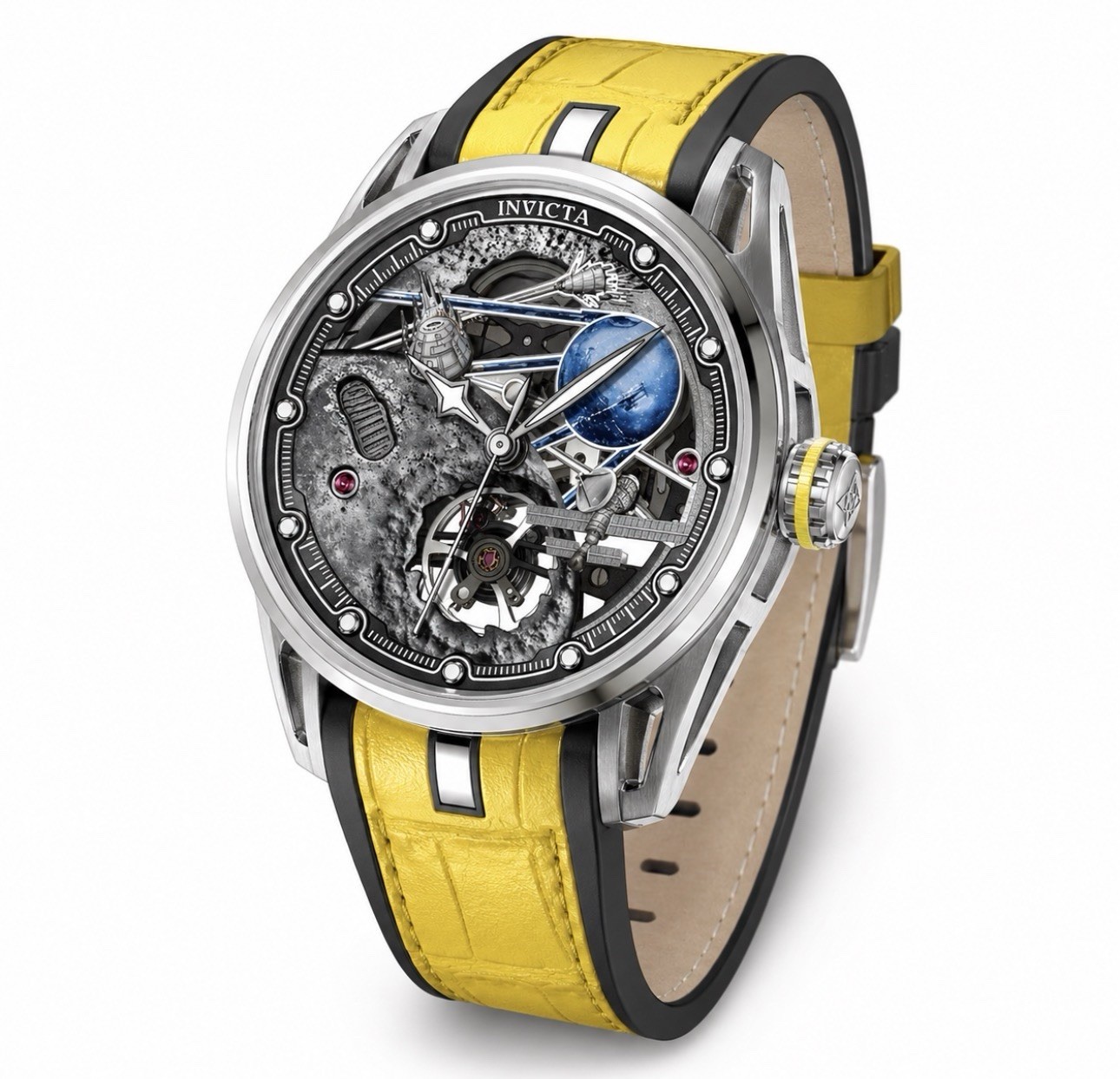 🔥Invicta Celestial Naosia 45mm AUTOMATIC Carbon Fiber lock box Mens Watch 70088
