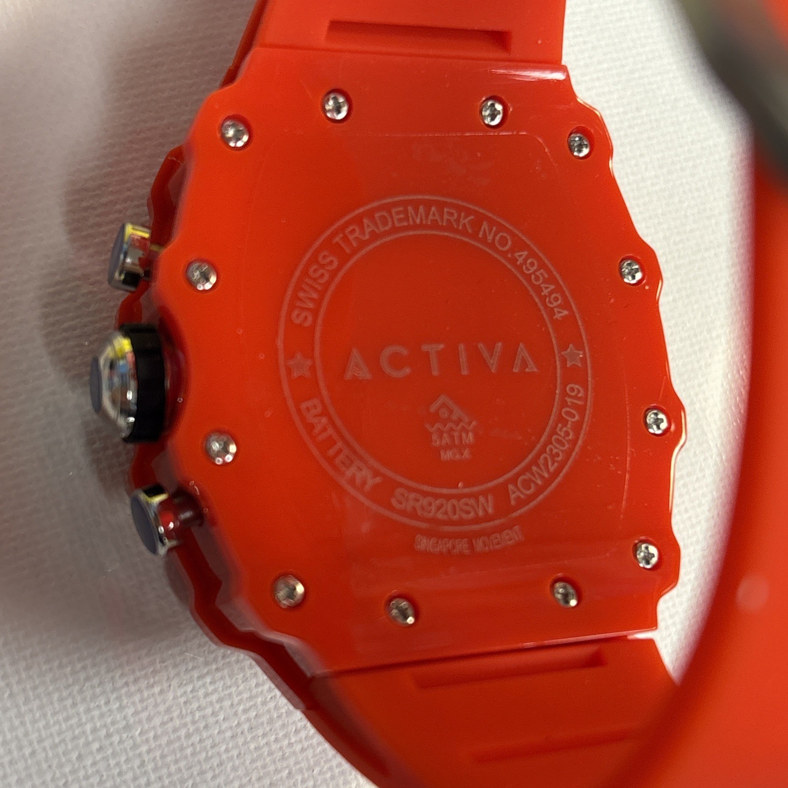 Activa Fury X Invicta Mens Quartz MG53 Skeleton Dial Red 44mm ACW2305-019 NEW