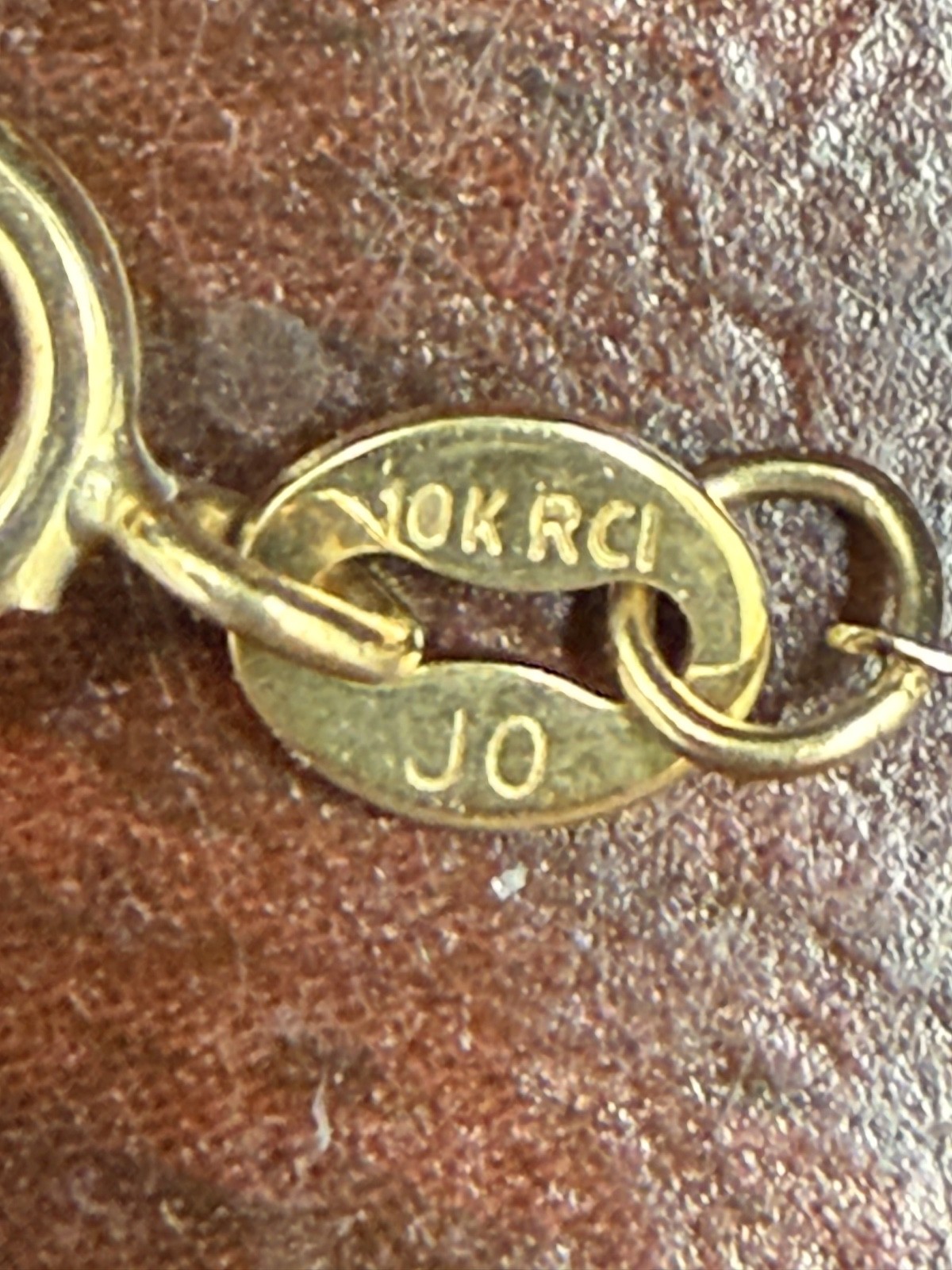 Flat Mariner link Bracelet 10k gold