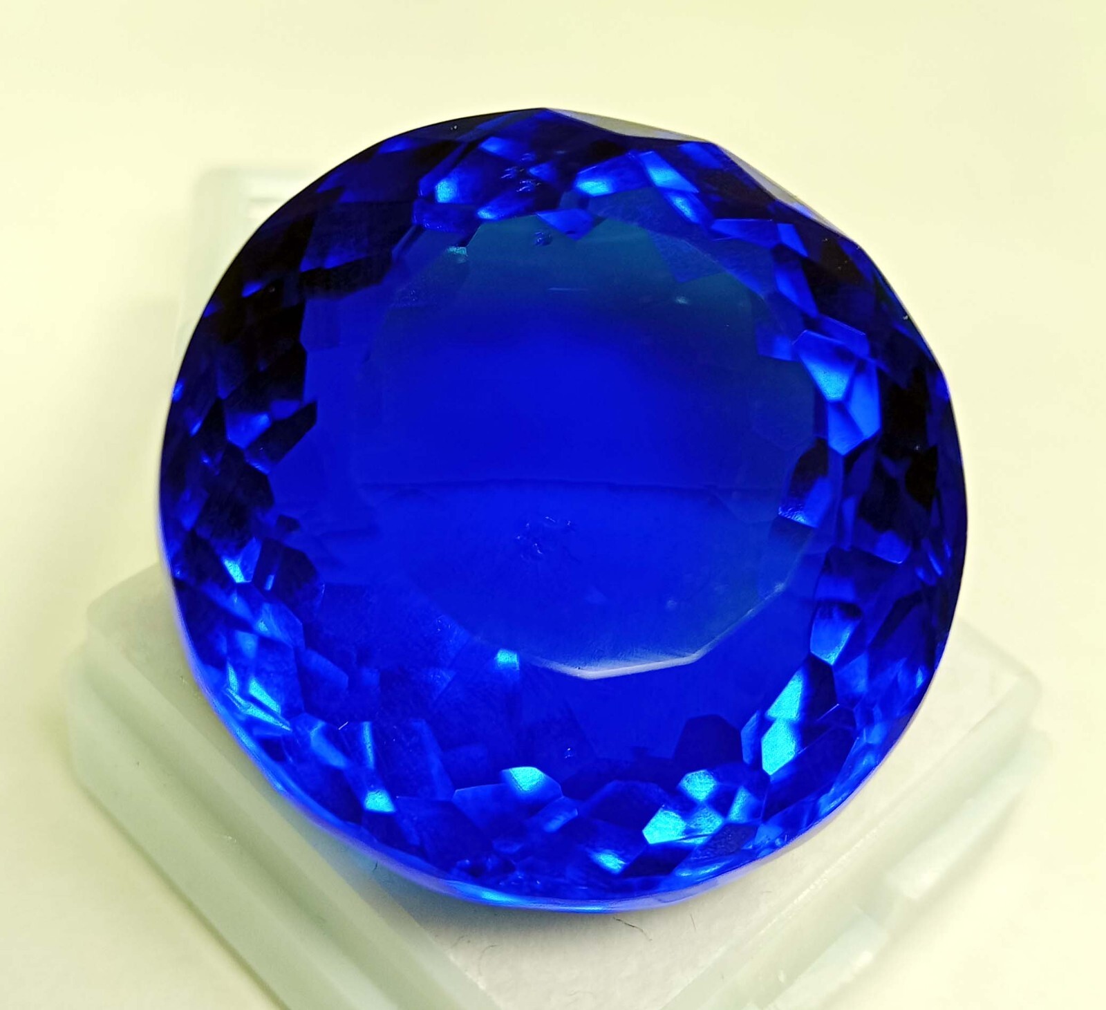 Round Cut 85+ Ct Royal Blue Topaz Natural Loose Gemstone For Pendant Making