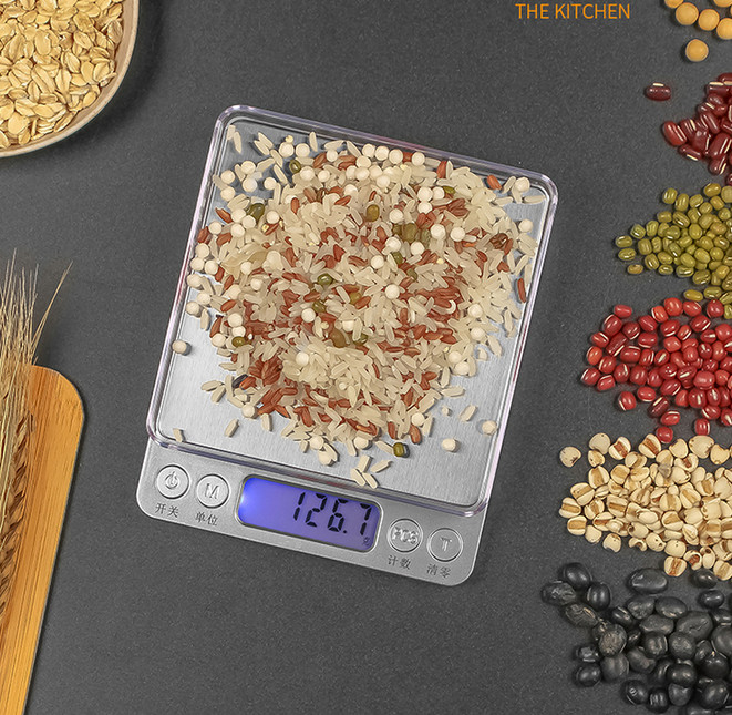 2000g x 0.1g Precision Digital Gram Jewelry Scale Gold Silver Coin LCD Display