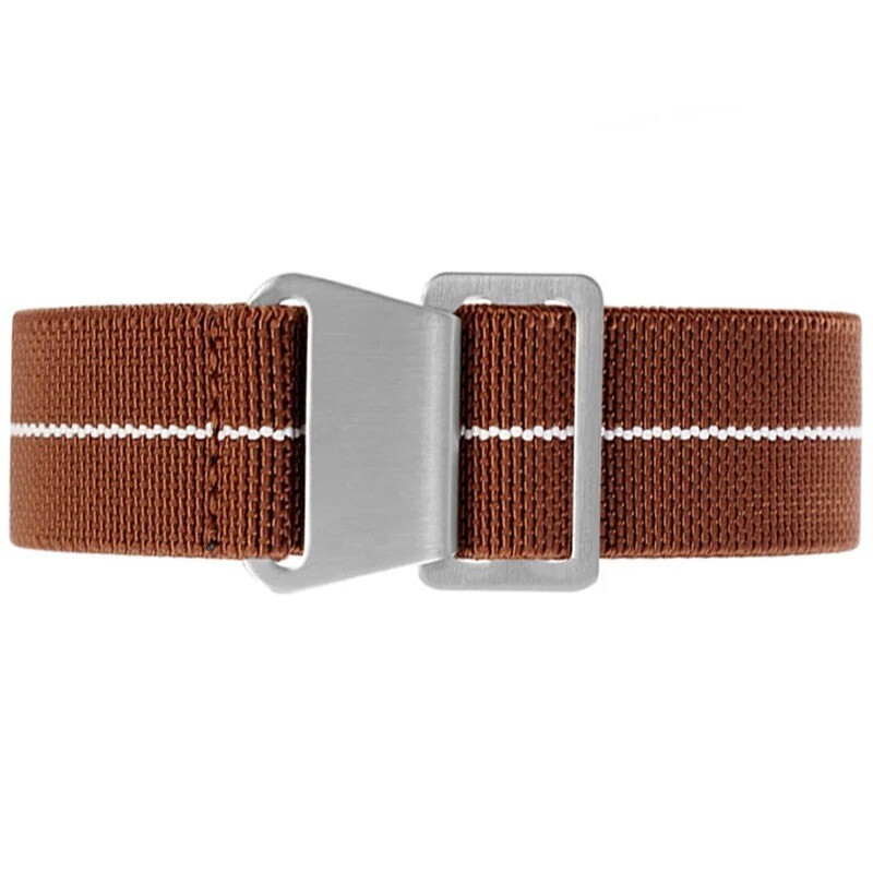 60s French Troops Parachute Bag Elastic Watch Strap 20mm 22mm Nylon Watchbands