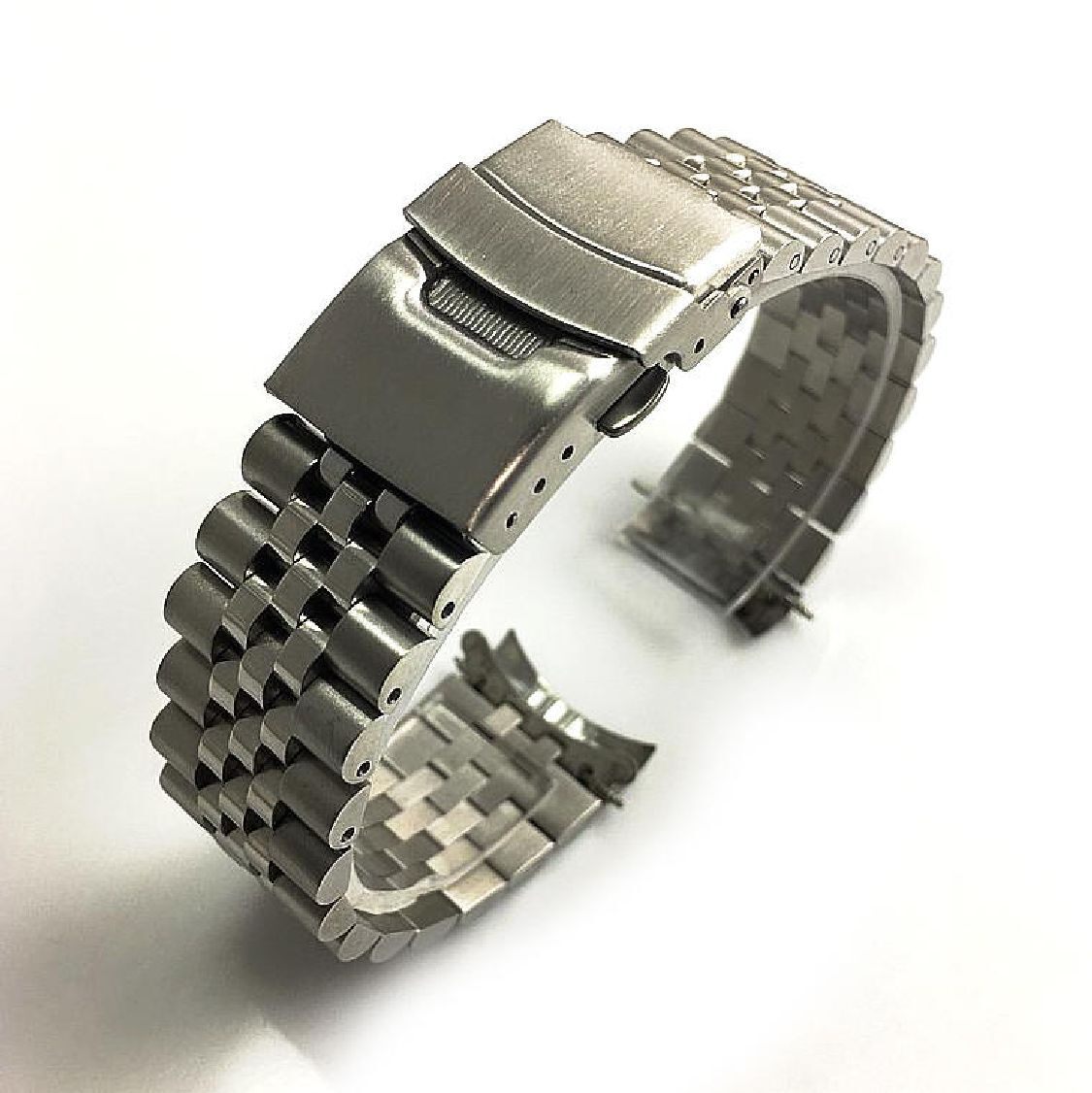 Steel and Leather Replacement Watch Band Fits Citizen AT2141-52L H504-S083290