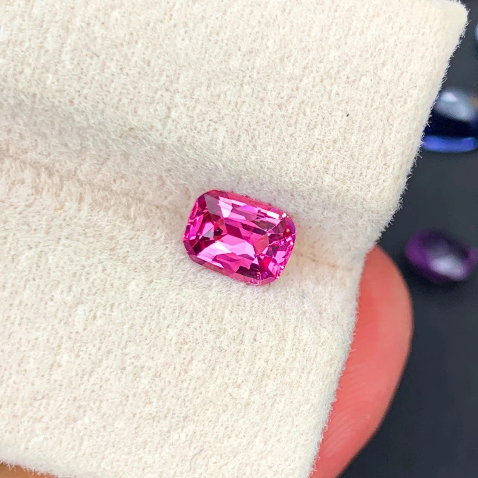 9.55 CT Natural Ceylon Pink Sapphire Cushion Cut Loose Certified Gemstone AG