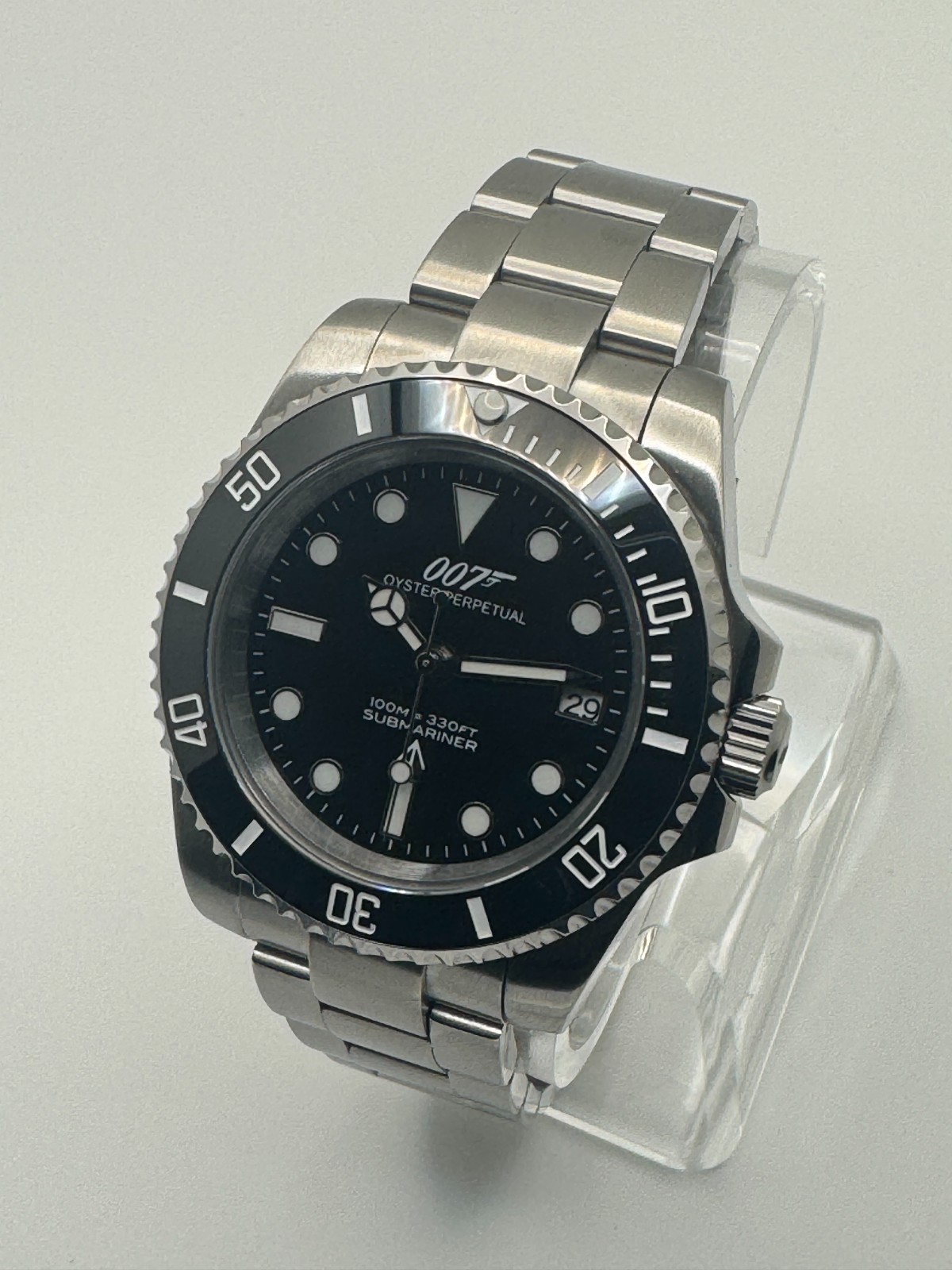 James Bond 007 BOND ‘Goldfinger’ Seiko NH35 Automatic Movement Watch Black