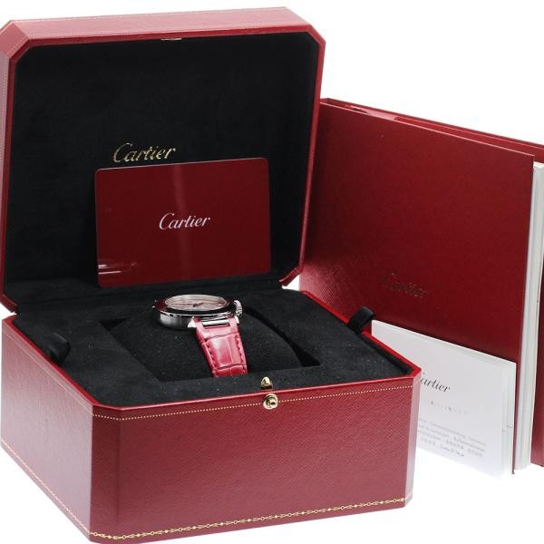 Cartier Pasha de Cartier WSPA0012 35mm SS Silver Dial Automatic Watch #C5031