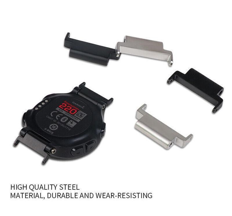 15 to 20mm Steel Watch Band Adapter for Garmin Forerunner 235/735/220/230/620