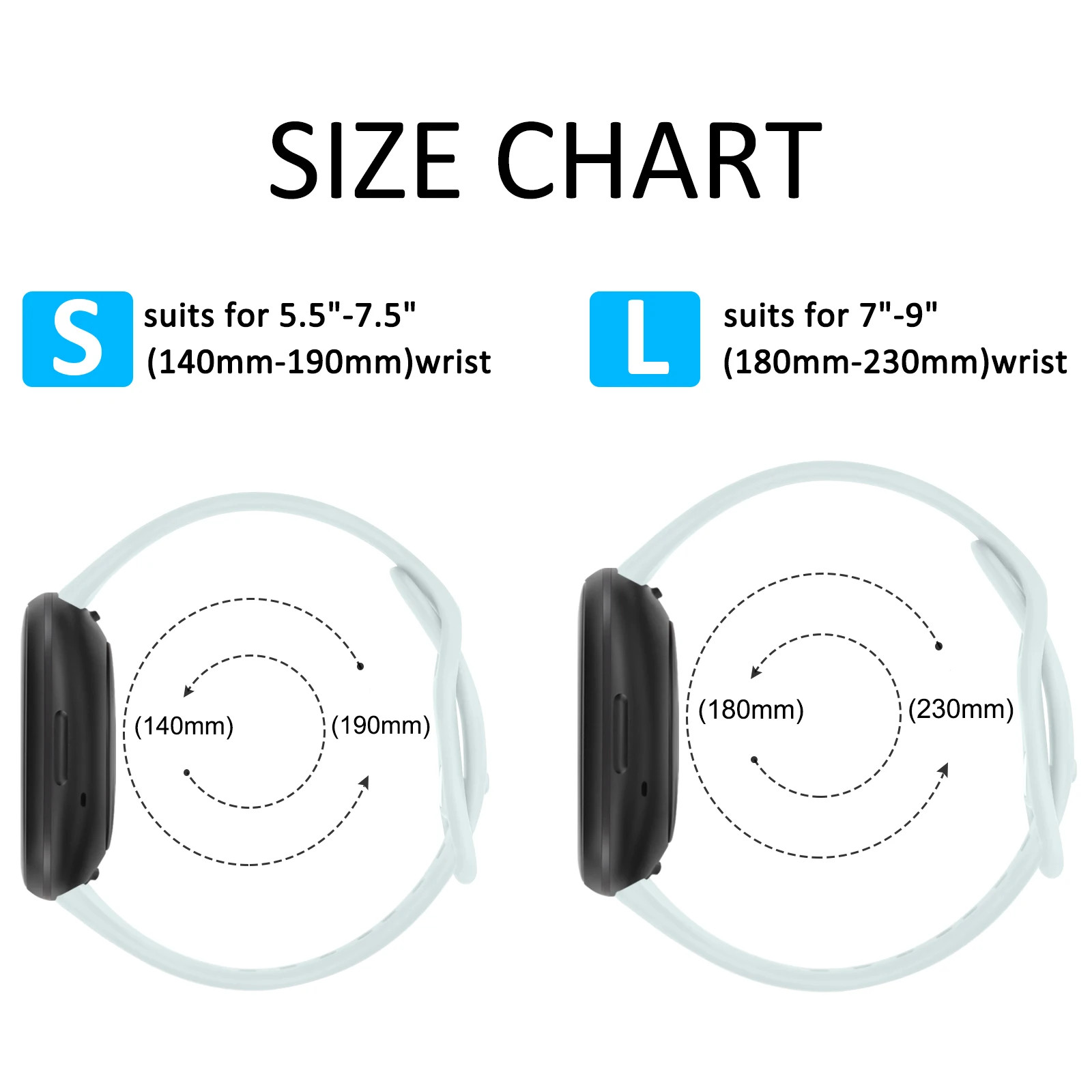 Soft TPU Strap for Fitbit Versa 3 4 Sense2 Silicone Band Watchband Bracelet Band