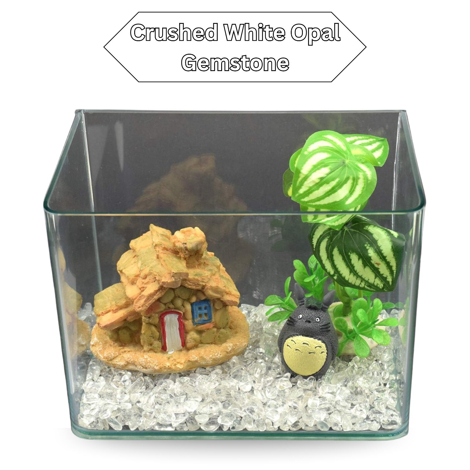 Crushed Best Quality Hydro Quartz Gemstone Dust Powder Ring , Woodworking Inlay