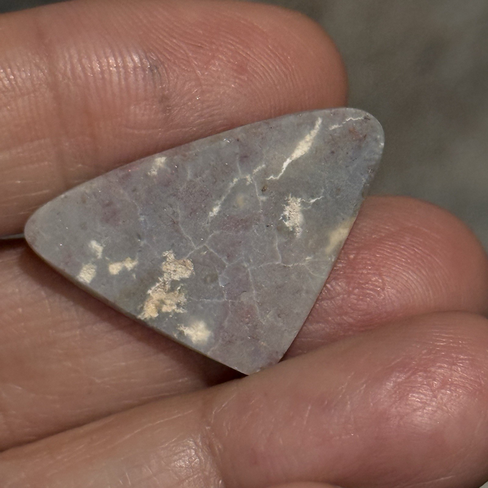 11.6ct 29x18x3.5mm Unique Mintabee Australian Opal Triangle Cabochon Gem