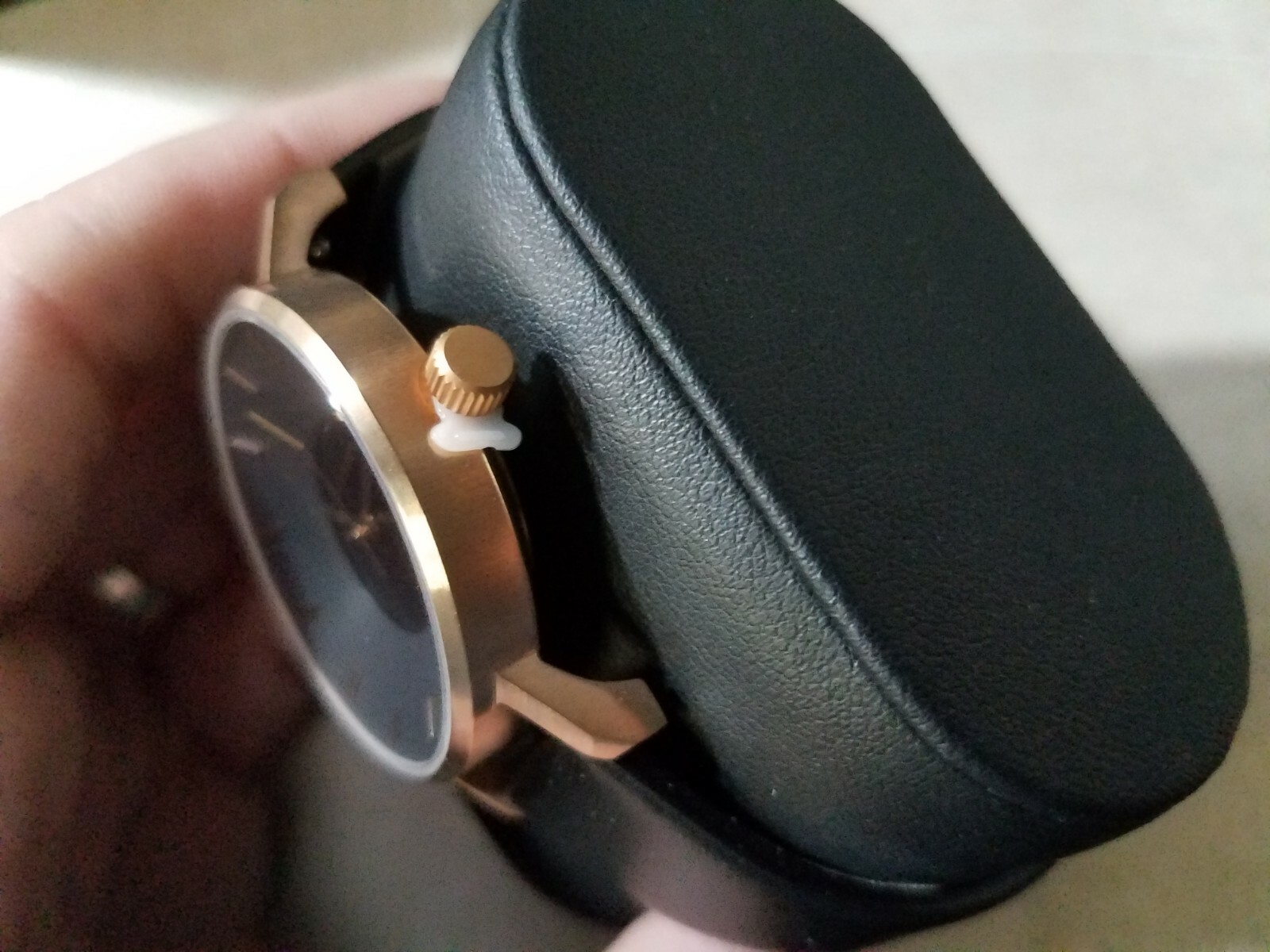 Klasse14 Watch VOLARE DARK ROSE/BLACK LEATHER 36MM vo16rg005w