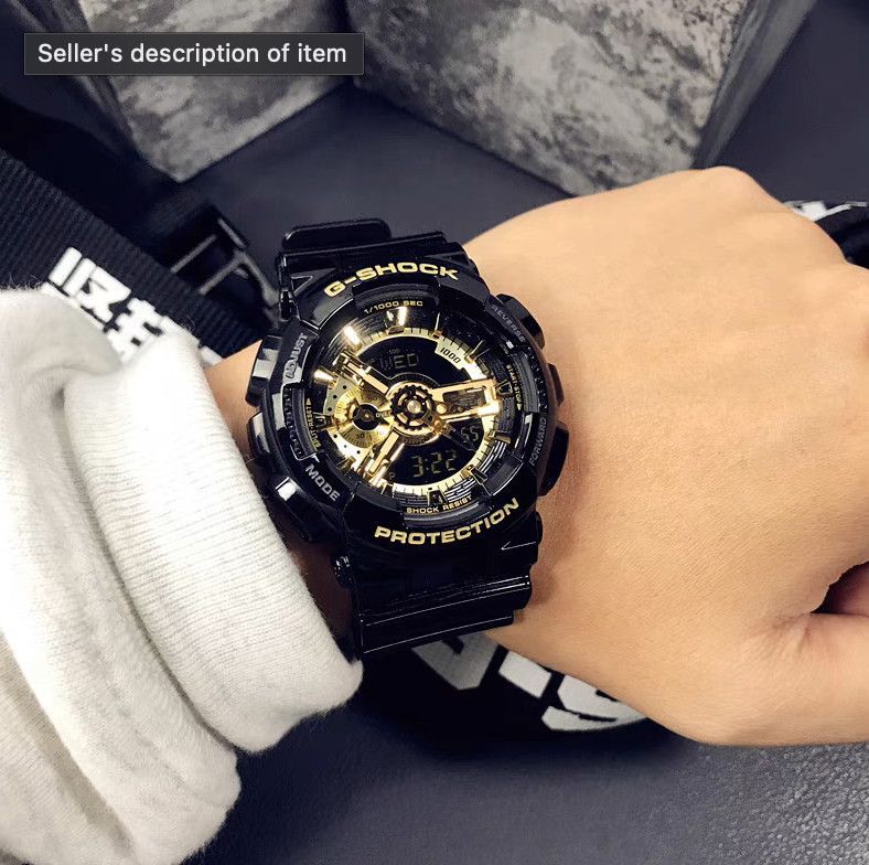 G-Shock Mens Boys Analogue-Digital Watch Black Yellow Army Green GA-2100 Series