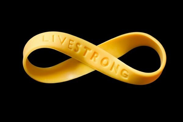 LIVESTRONG LIVE STRONG 100% AUTHENTIC BRACELET NEW! Support Cancer Size L/XL 8″