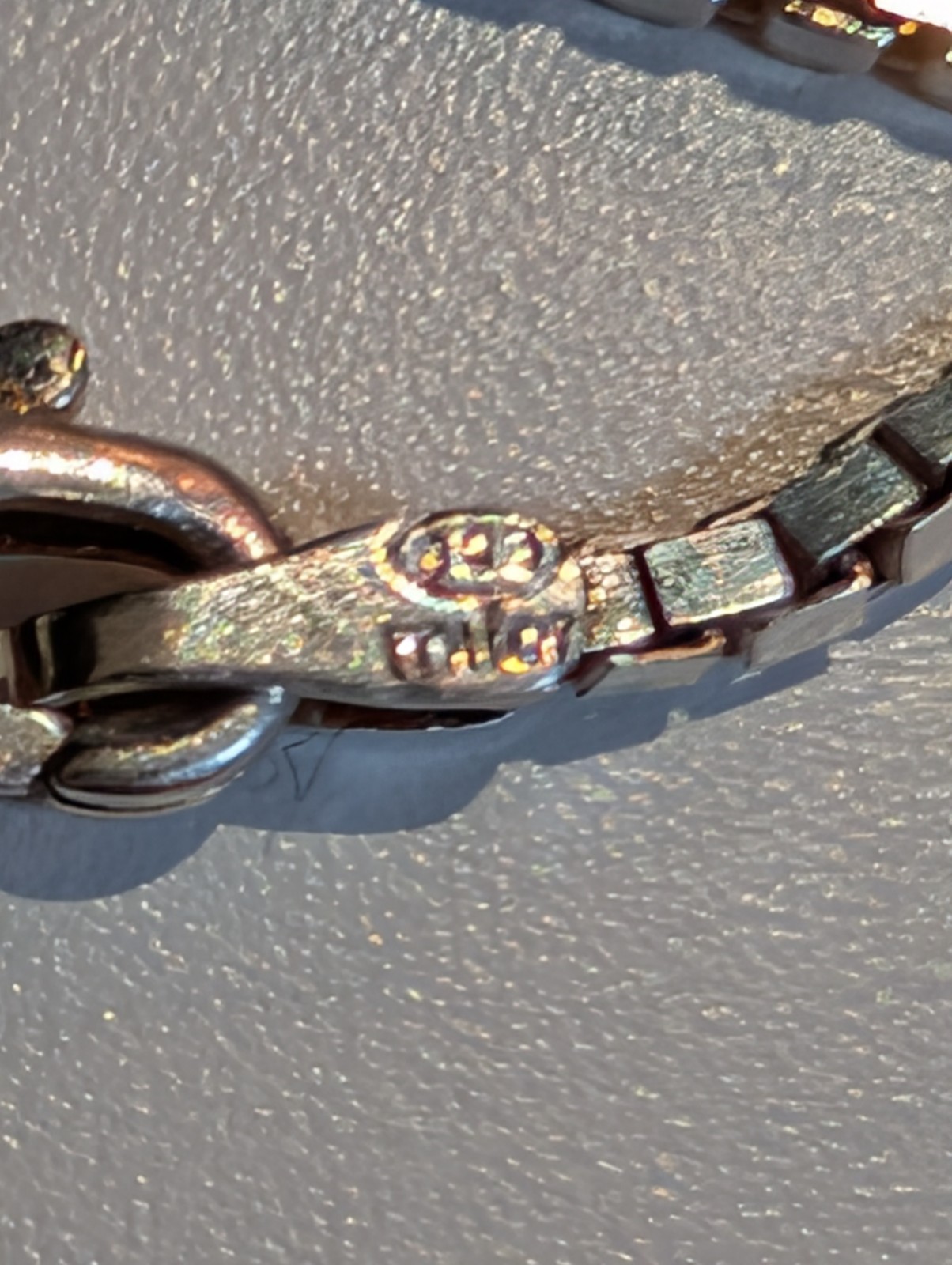 Signed Milor Sterling Silver 925 Made In Italy Box Chain Necklace Lobster Clasp
