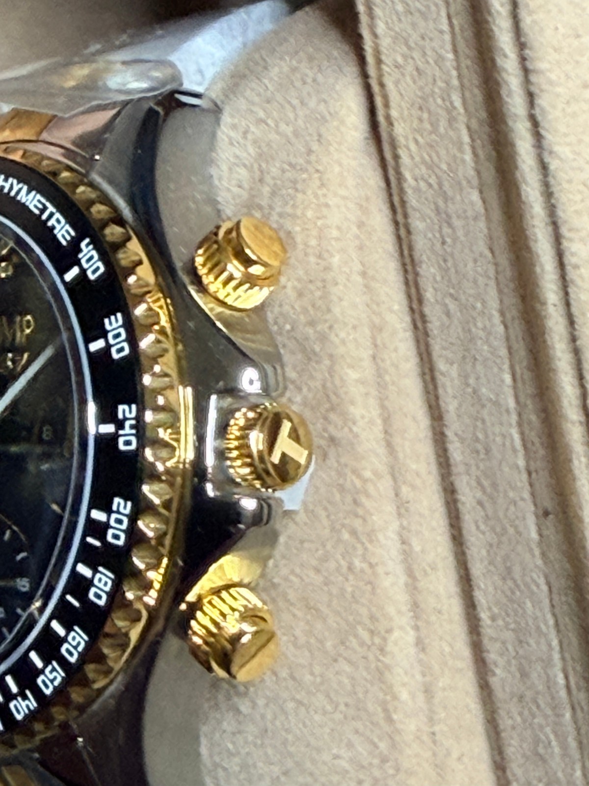 DONALD TRUMP 45 47 FIGHT CHRONOGRAPH Watch GOLD SILVER BLACK # /2000 FATHERS DAY