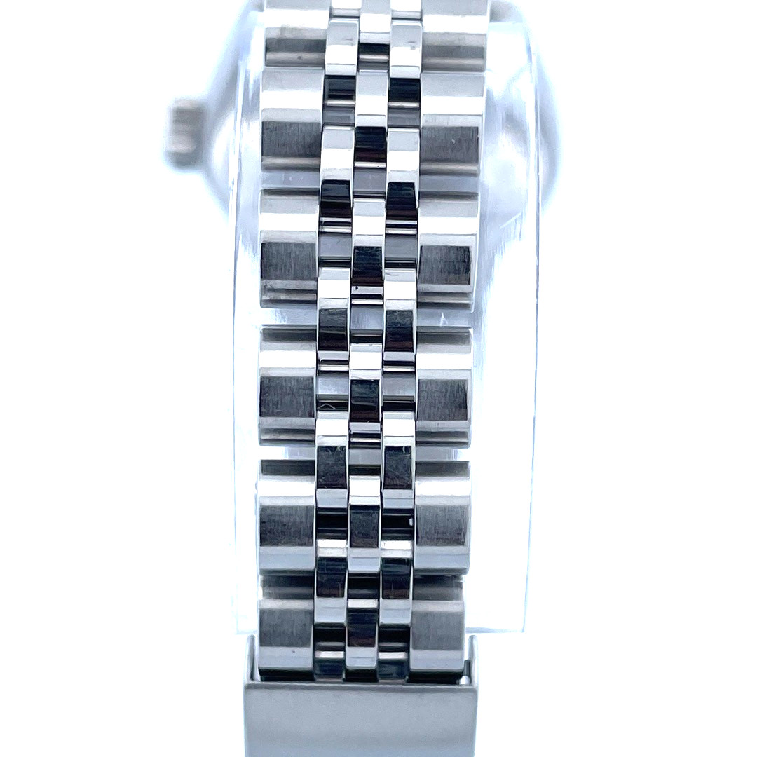Rolex 67180 Ladies Oyster Perpetual Silver Dial w/ Box & Papers
