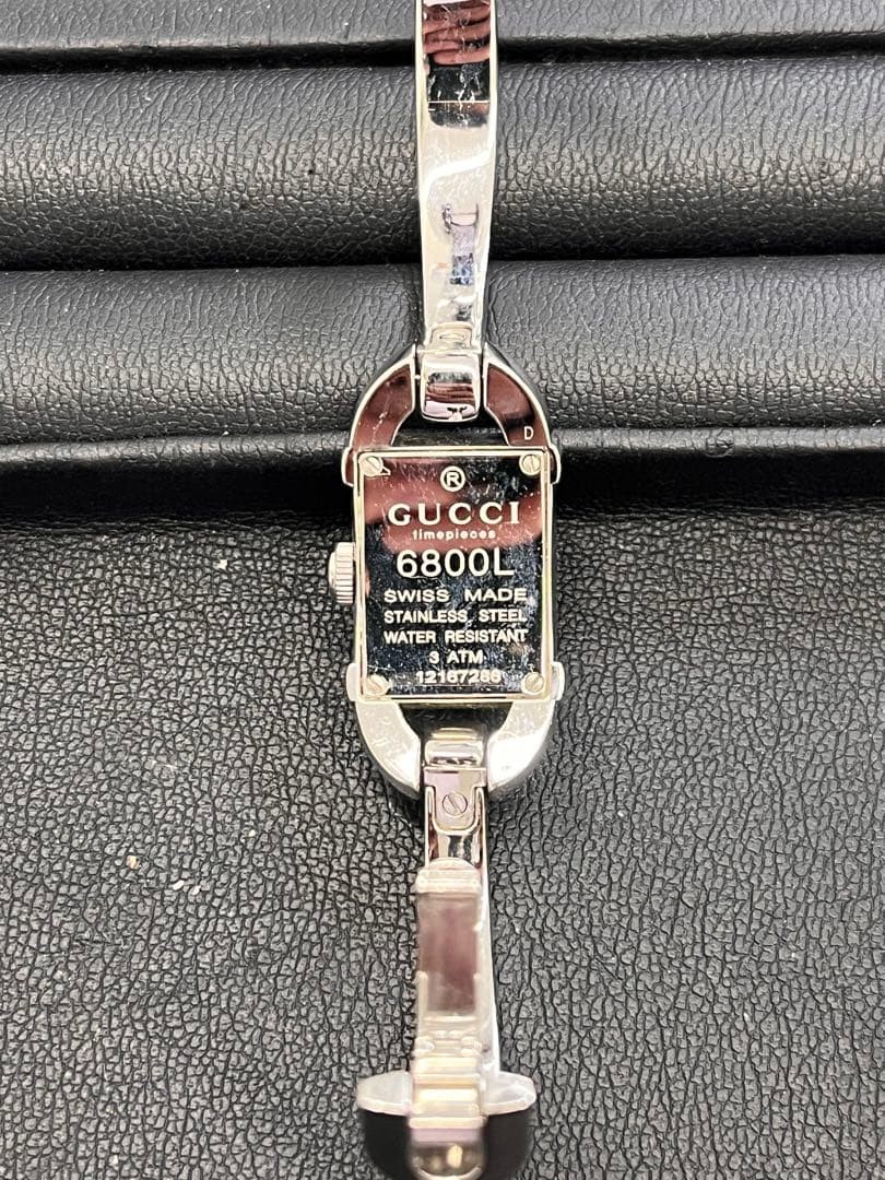 Excellent condition GUCCI Bamboo Diamond 6800L Quartz