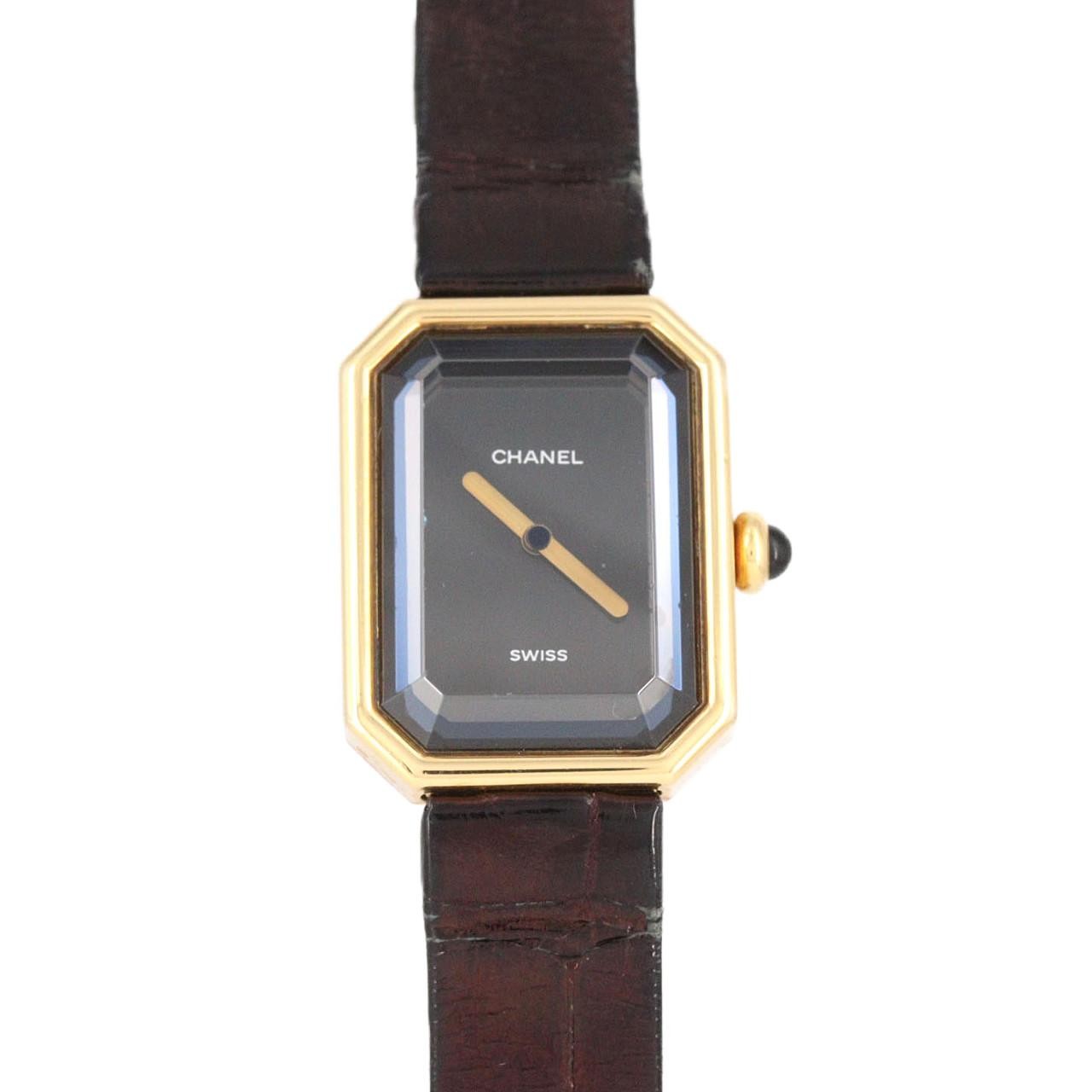Authentic [Unserviced – Value Price] Chanel Première YG Quartz Watch #230-0…