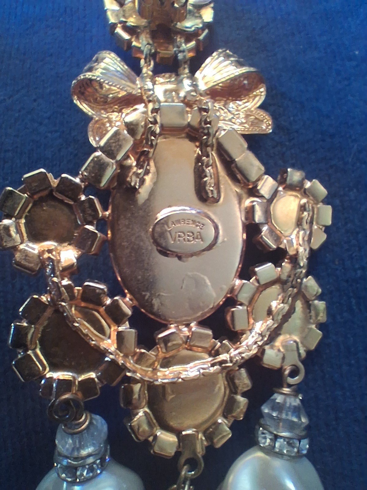Magnificent Pr. VRBA ” Pearl / Diamond” Earrings