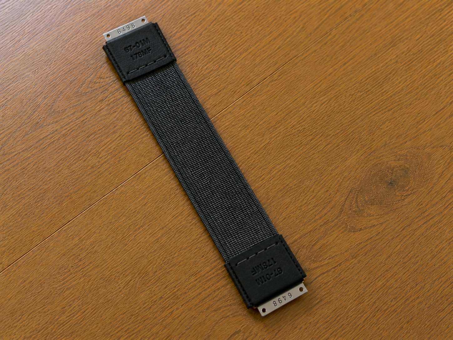 Medium Gray Elastic Strap Watch Band For Richard Mille RM67 M Size