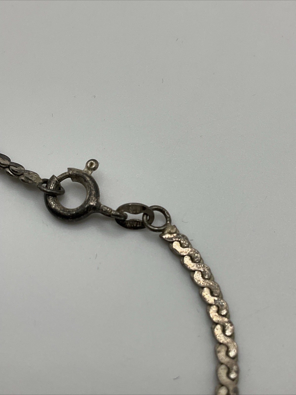 Marked 925 Silver Necklace Vintage