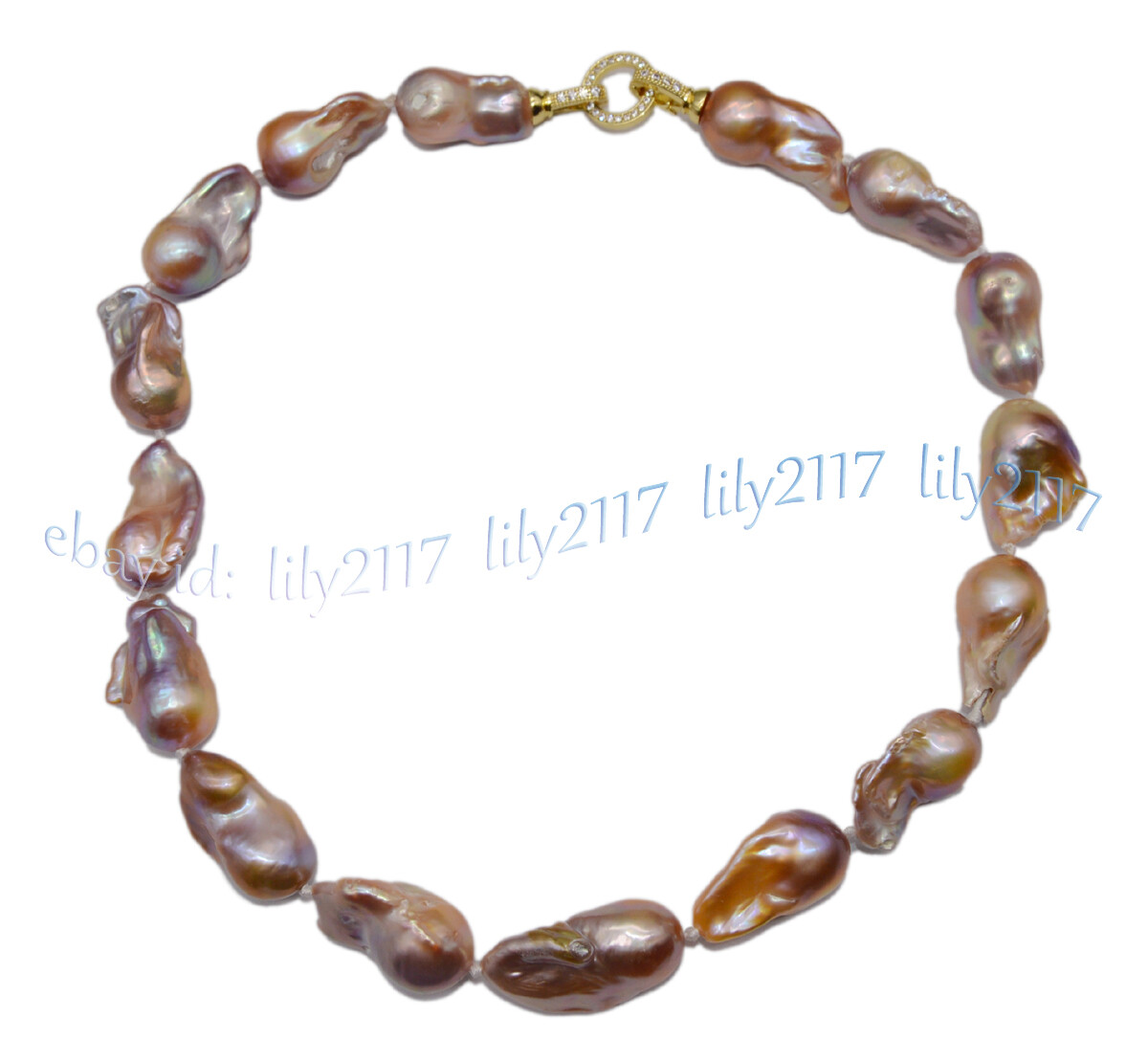 Huge Natural South Sea Pink Purple Baroque Reborn Keshi Pearl Necklace 14-36inch