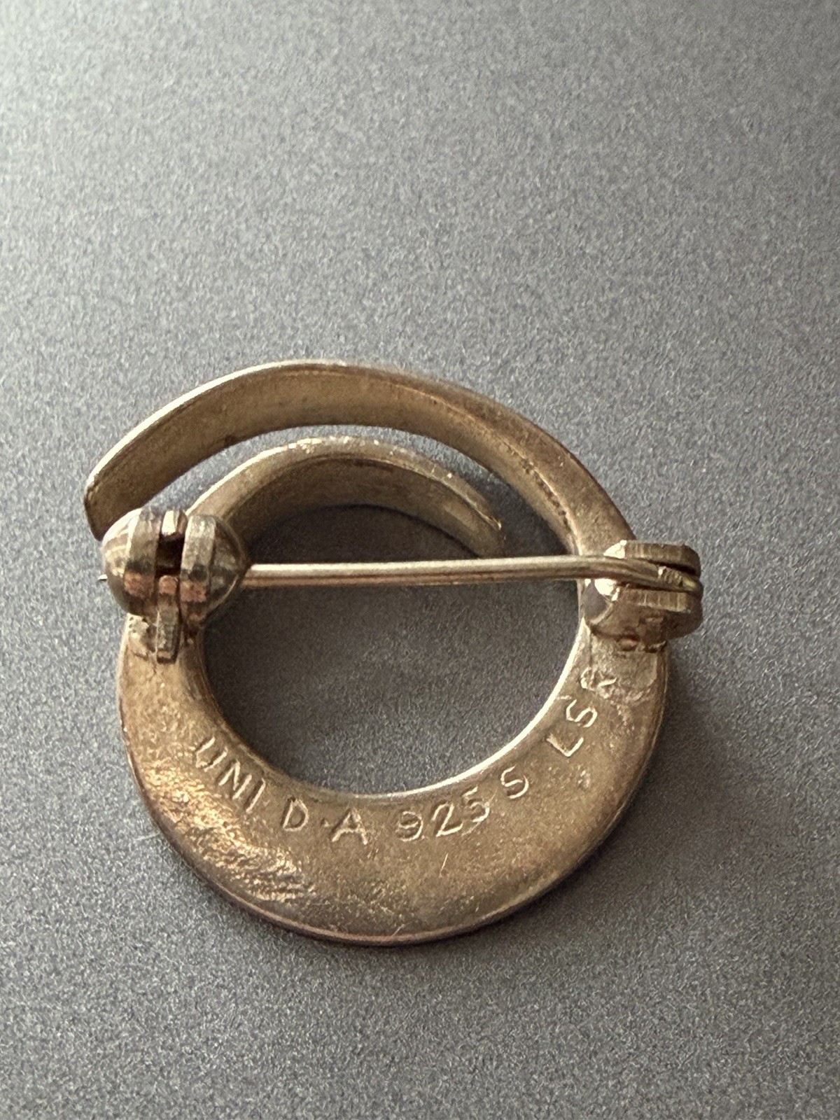 David Andersen Sterling Silver Norway Liv Solnør Rognan Brooch vtg uni 3101