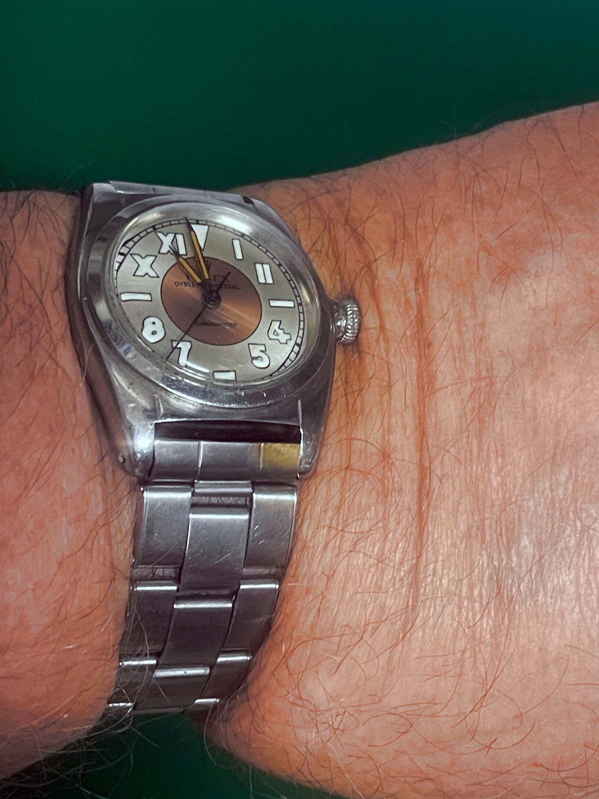 Vintage 1945 Rolex BubbleBack Oyster Perpetual Chronometer Men’s Watch Ref.2940