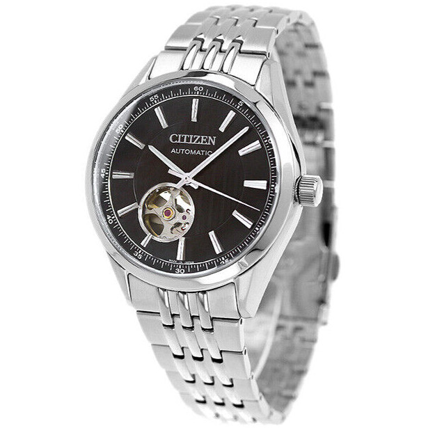 CITIZEN COLLECTION NH9110-90E Mechanical Automatic Watch Black Dial 40mm
