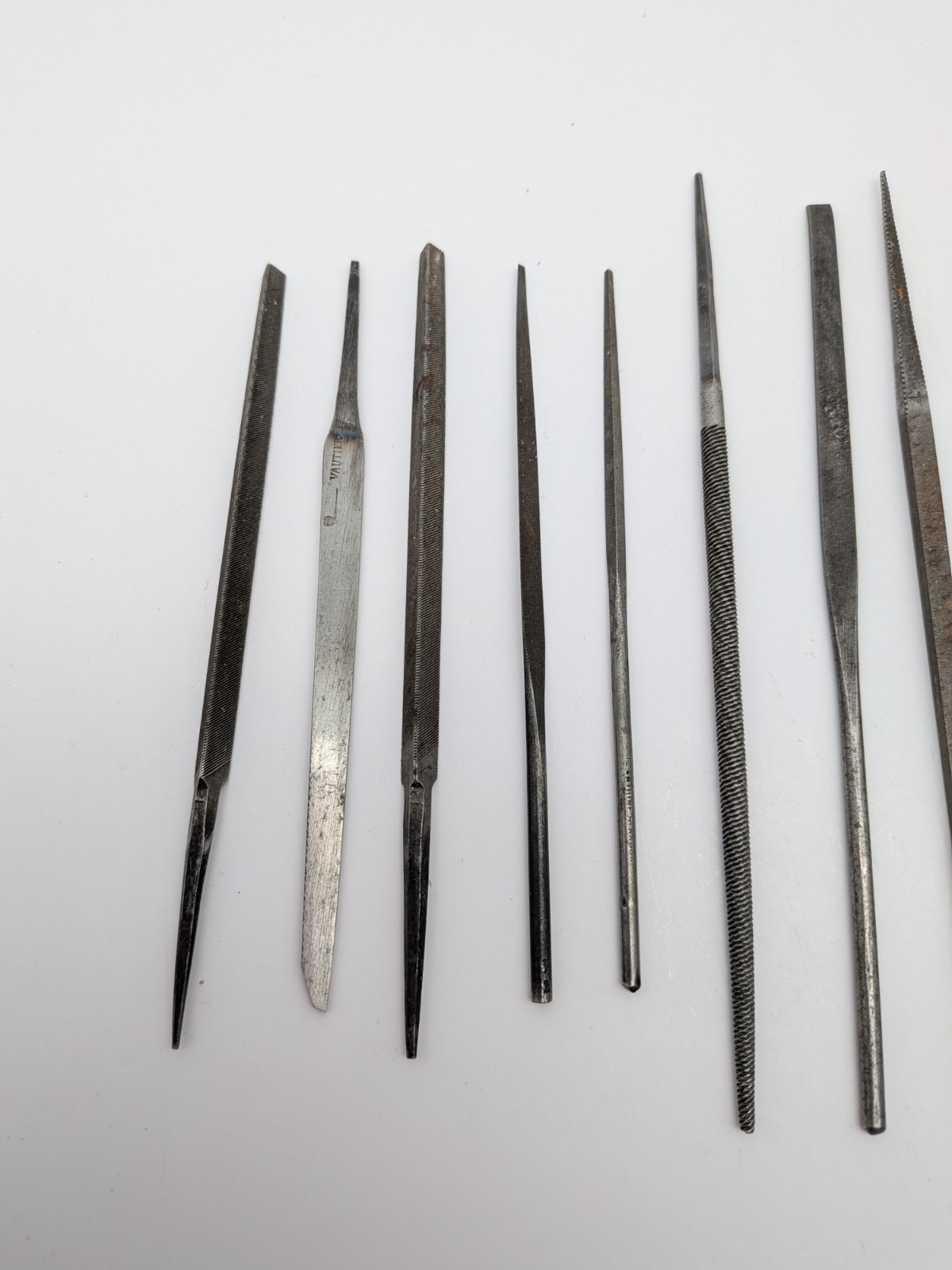 LOT OF 15: Vintage Jewelry Jeweler Watchmaker METAL FILES Swiss USA Mixed