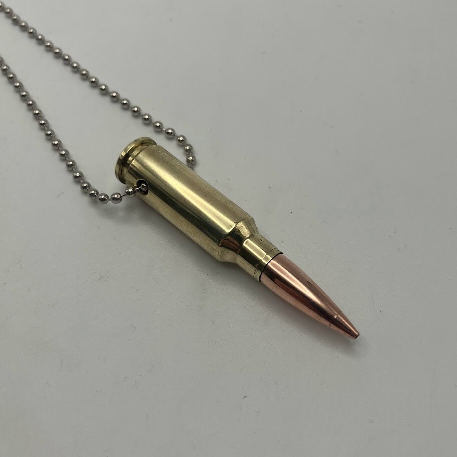 Bullet Necklace, Military, Police, Hunting and Shooting
