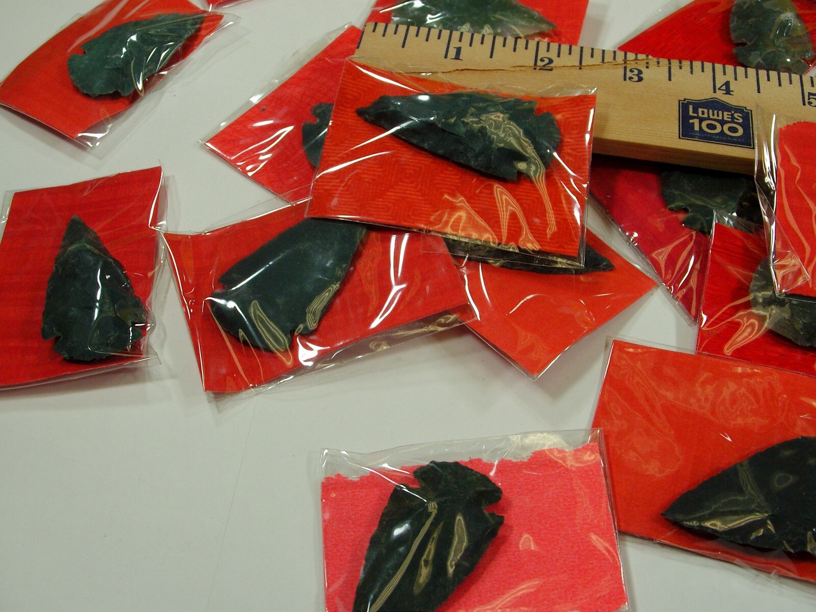 30 Pieces Large 2″ – 2 1/2″ India Handmade Agate Arrowheads Bulk Lot (FC-51) ⭐