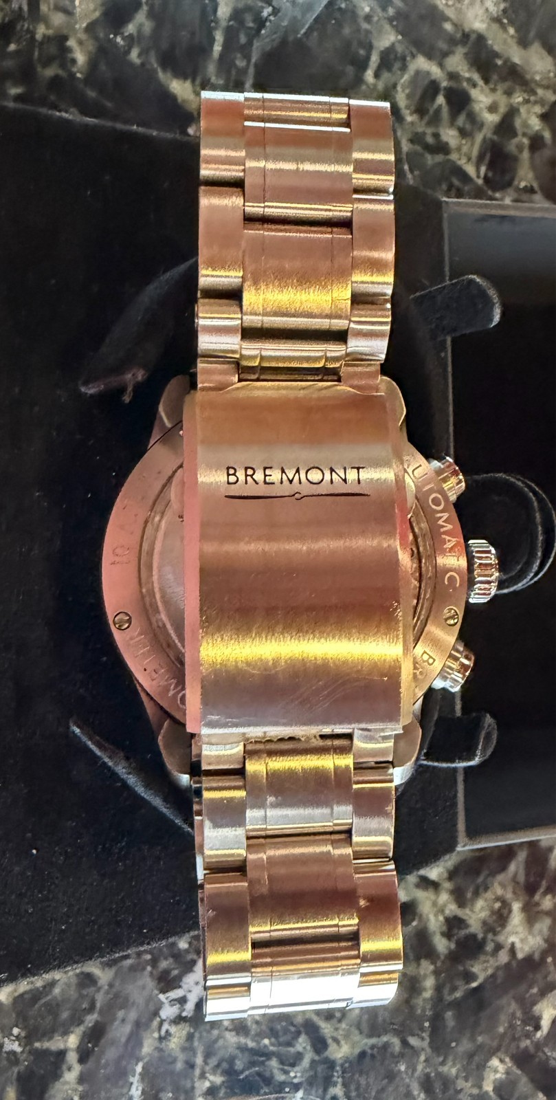 Bremont Alt 1-P2 Automatic Watch on Stainless Band, Cream Dial 43mm Full Set