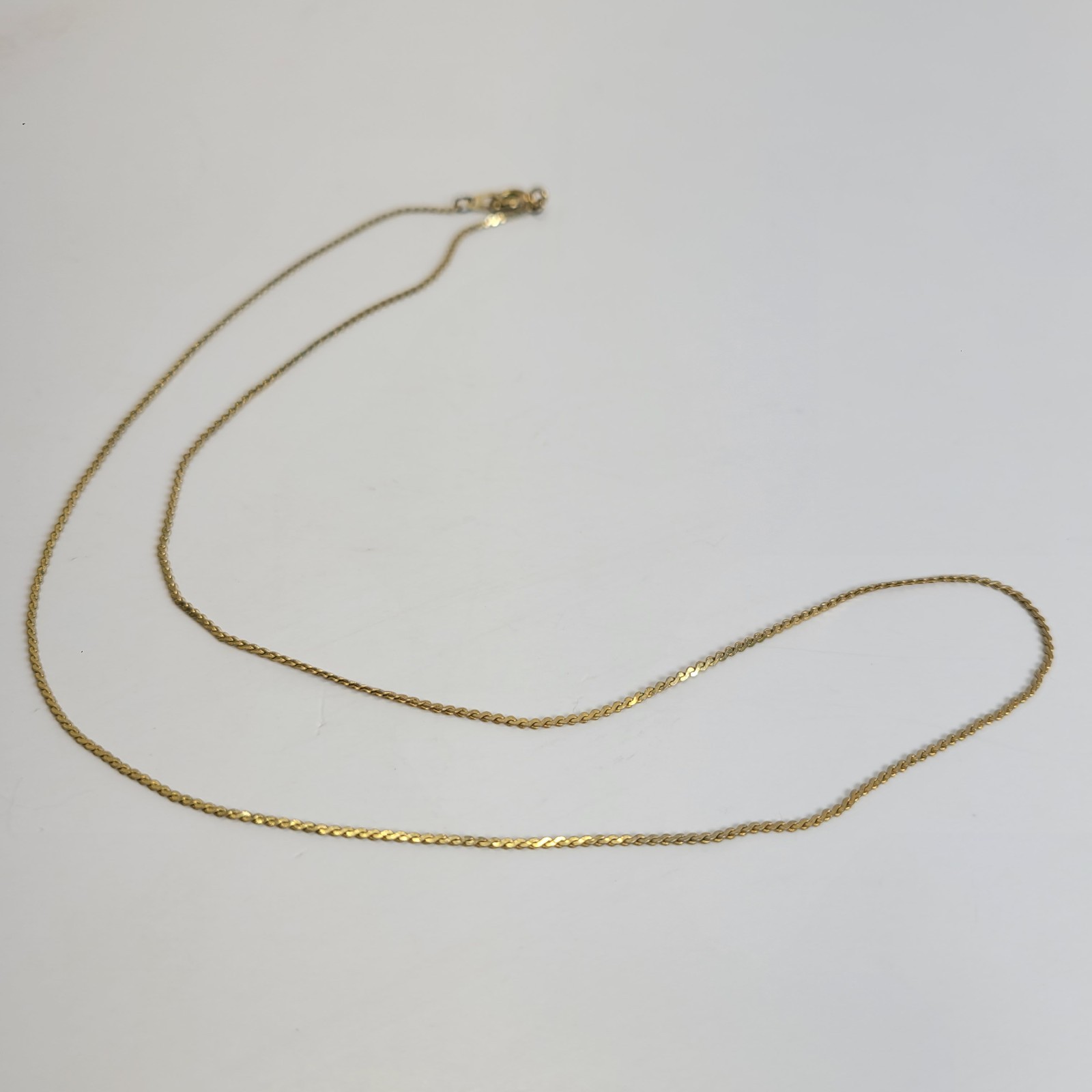 18 inch Pure Copper Serpentine Chain Necklace, Healing Copper Jewelry 2219B36