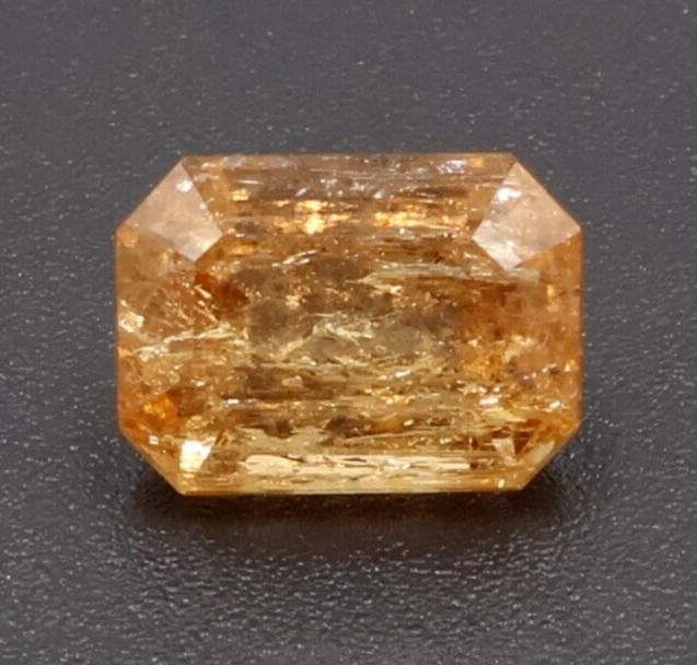 3.85 Crt Natural Imperial Topaz Loose Stone 10×7 mm imperial Topaz Gemstone