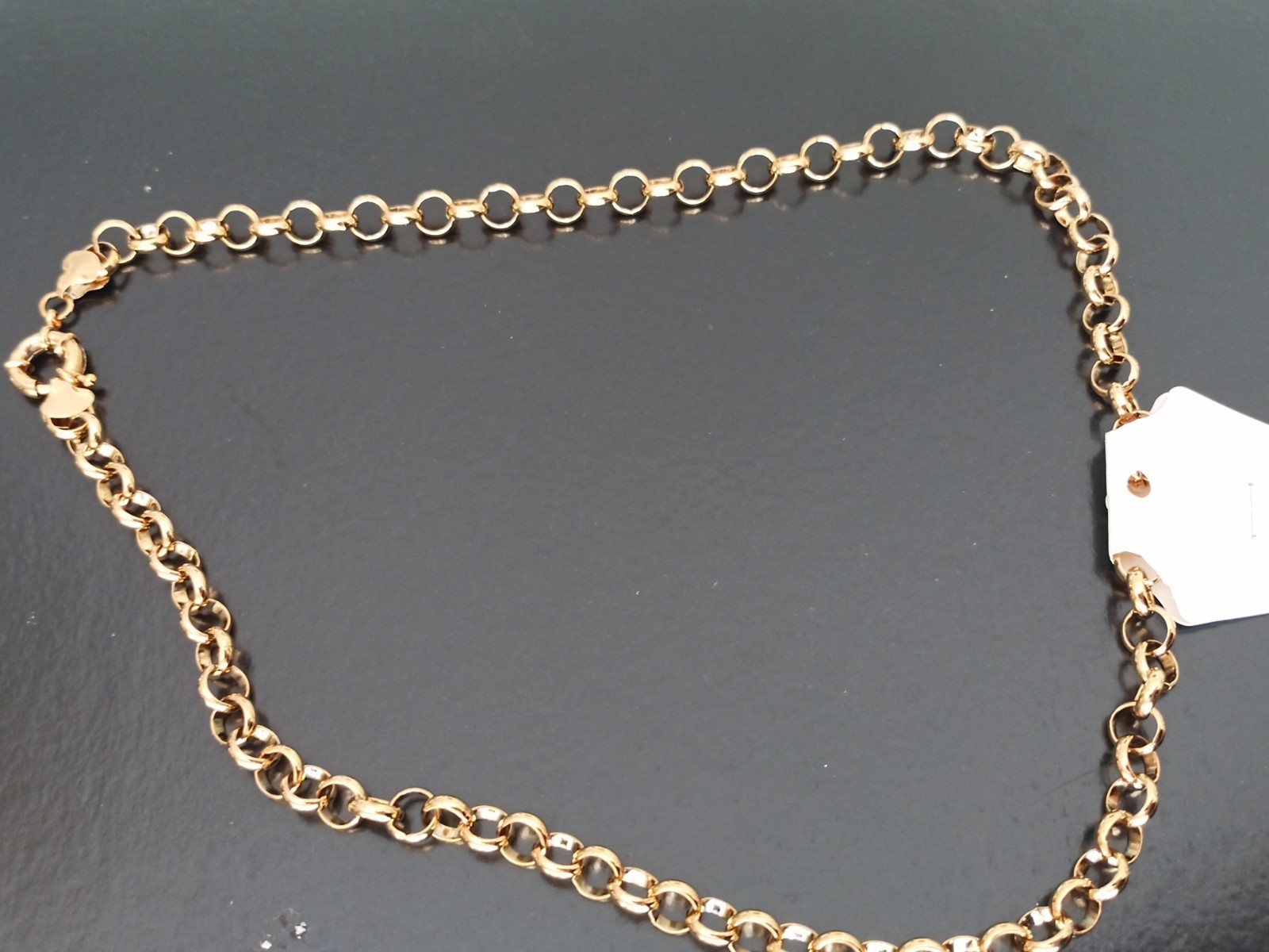 Necklaces 18 KT Italy, 18 KT GF, Bundle, 5 Pieces, Heavy, Excellent